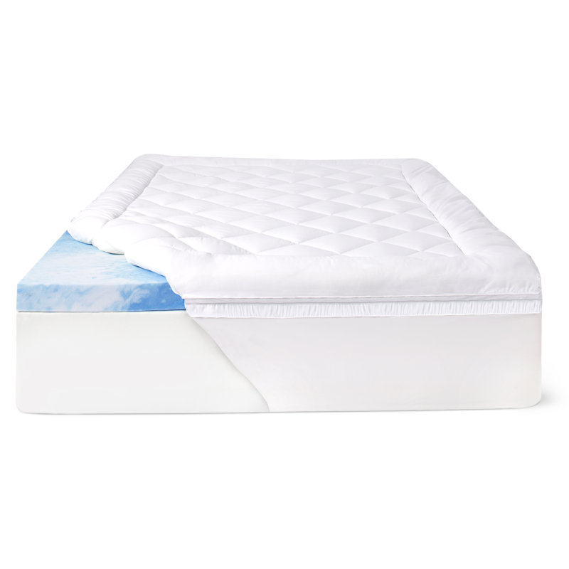 SealyChill 4" Memory Foam Mattress Topper & Reviews Wayfair